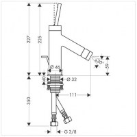 HANSGROHE STARCK BIDE